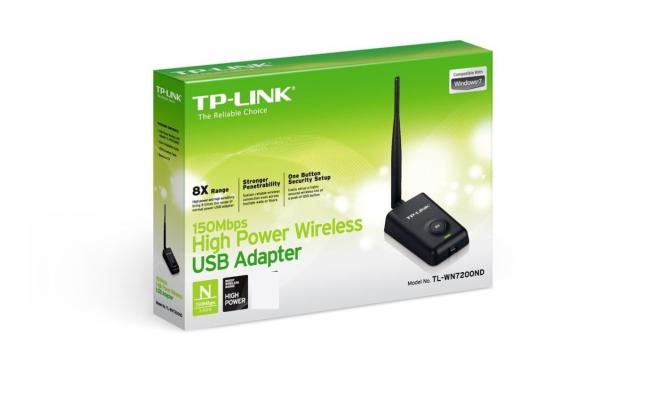 150Mbps High Power Wireless USB Adapter Tl-WN7200ND